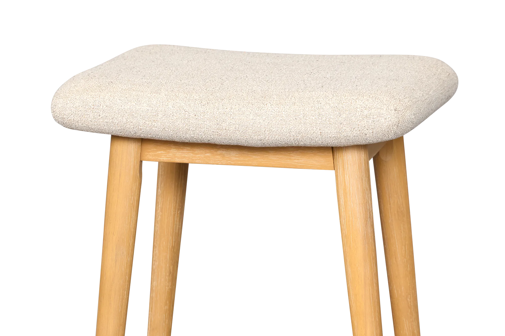 Arlo Light Beige 24" Upholstered Barstool