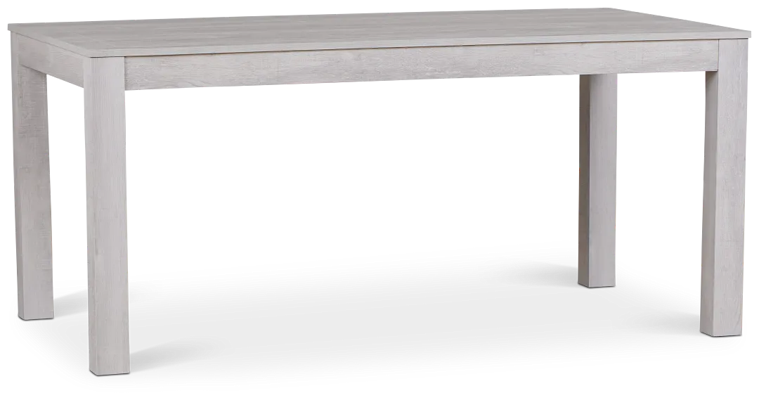 Delray White Rectangular Table