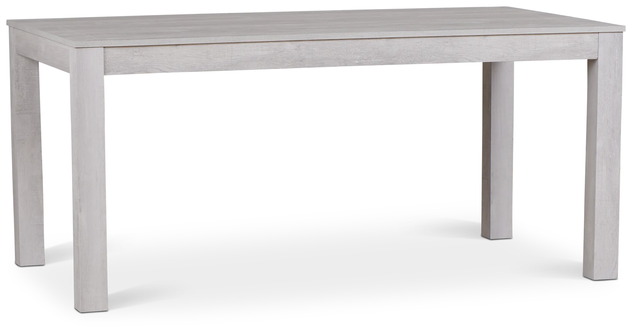 Delray White Rectangular Table