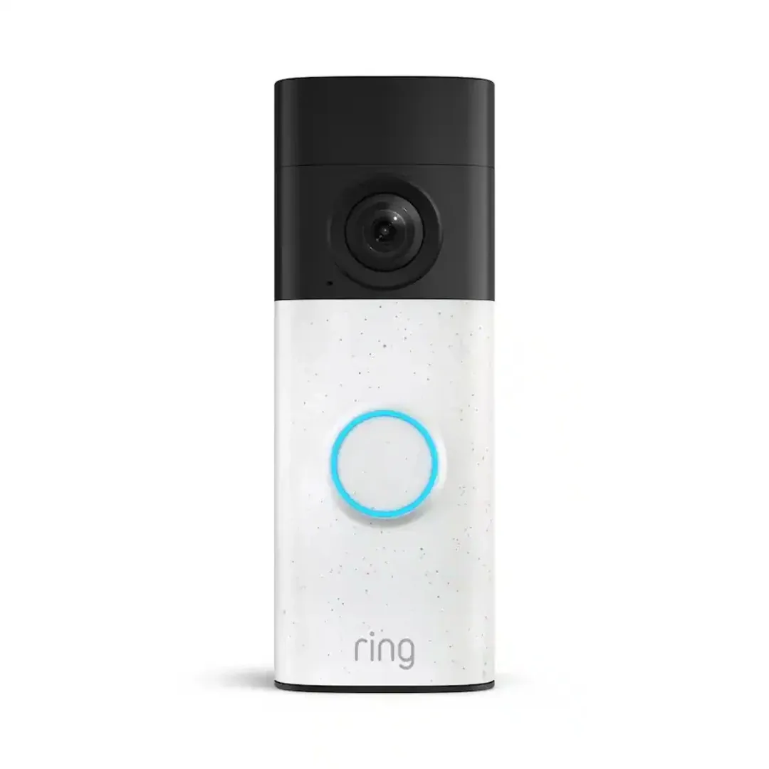 Ring Battery Doorbell 2k White Smart Door Bells