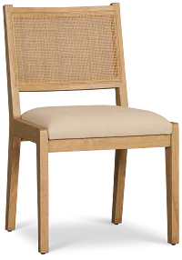 Pacific Light Tone Woven Upholstered Side Chair