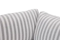 Destin Sea Lane Dark Gray Fabric Corner Chair