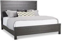 Everett Gray Panel Bed