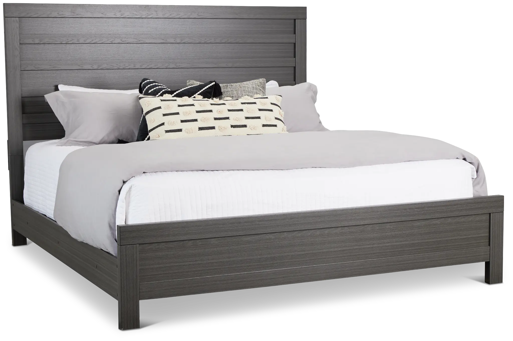 Everett Gray Panel Bed Everett Gray Panel Bed