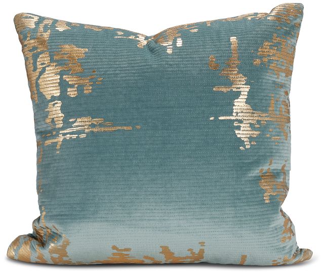 Langley Green Velvet 20" Accent Pillow
