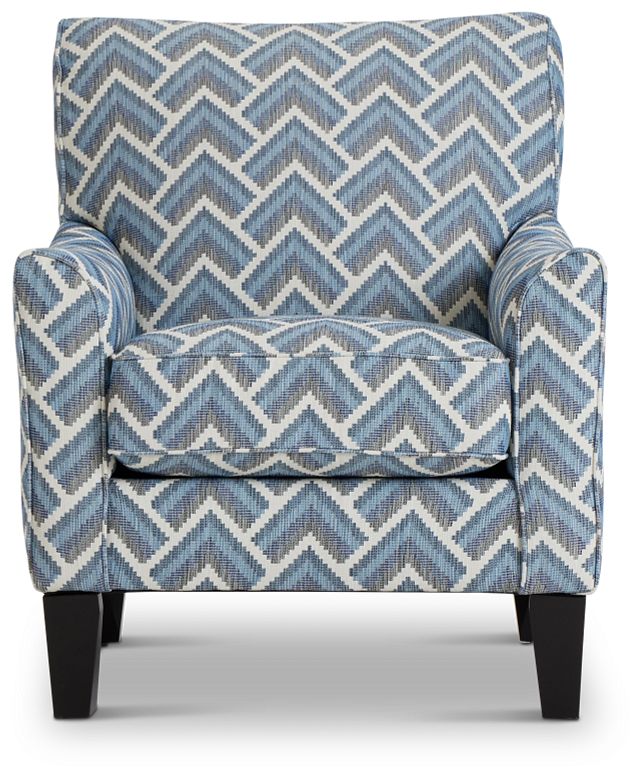 Maggie Light Gray Multi Accent Chair