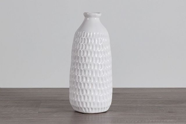 Celia White Small Vase