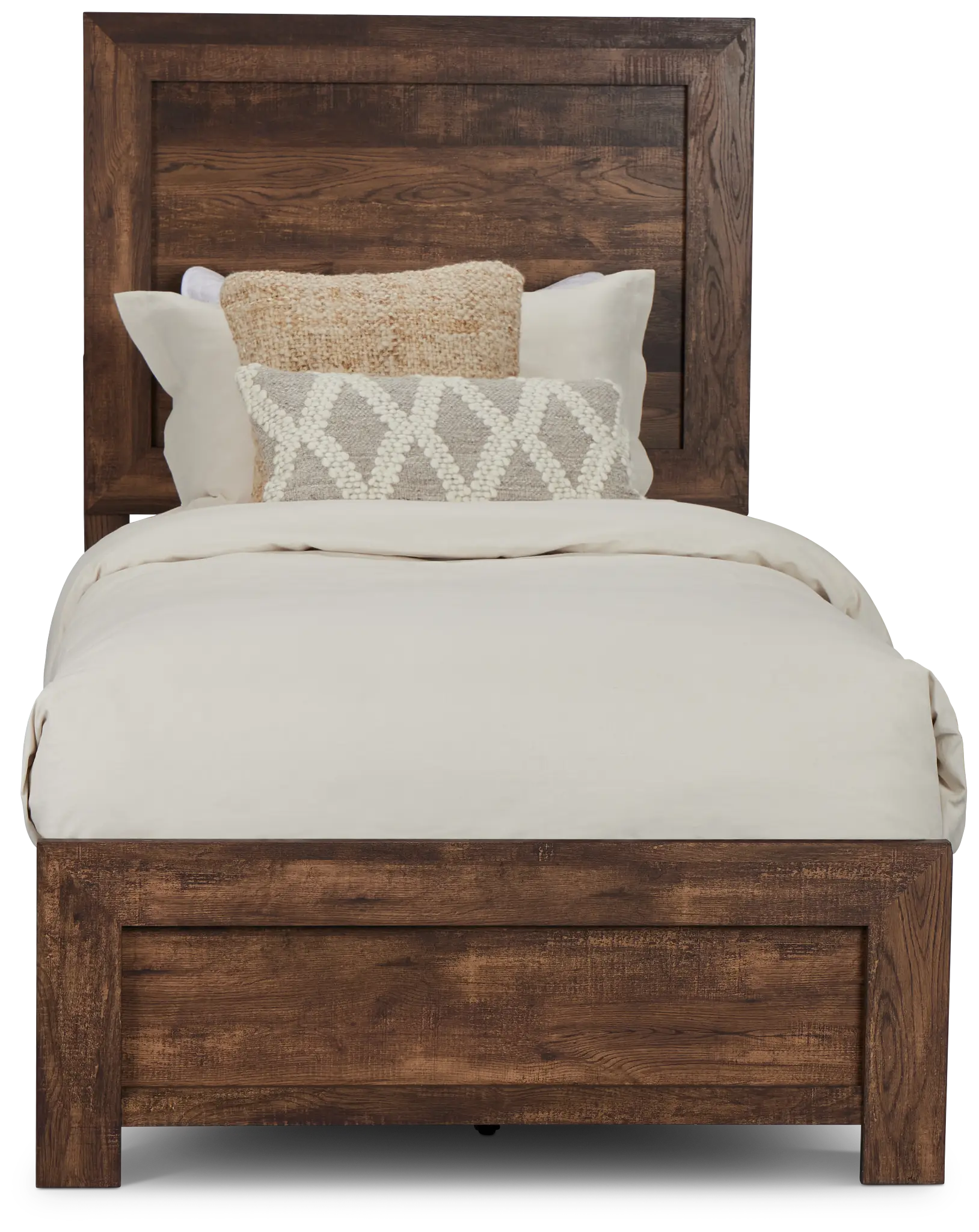 Ollie Dark Tone Panel Bed Ollie Dark Tone Panel Bed
