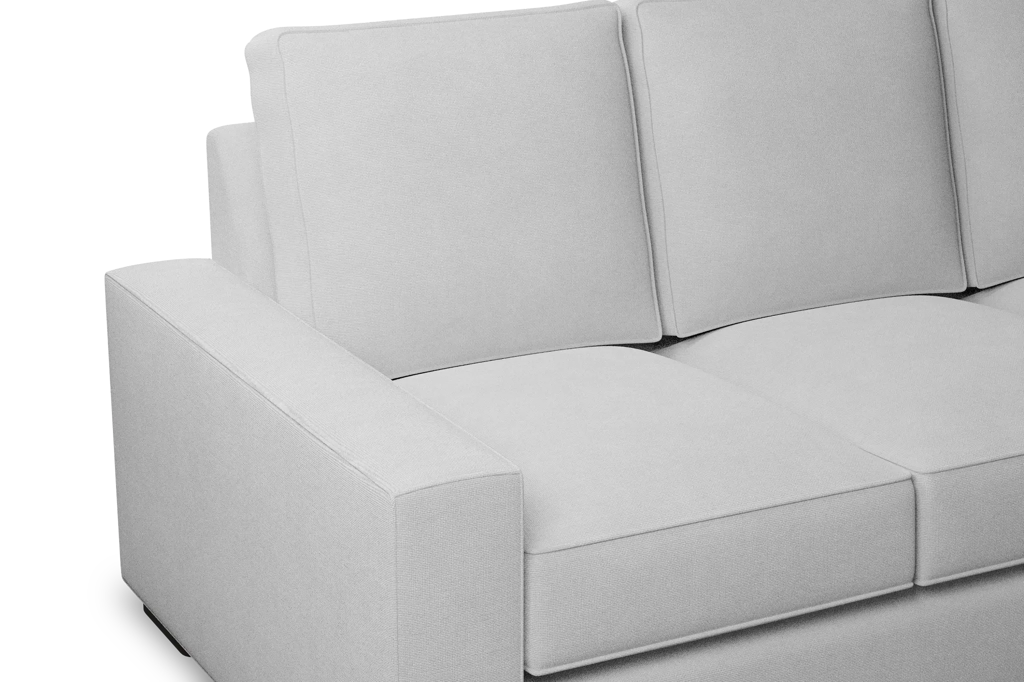 Edgewater Suave White 84" Sofa W/ 3 Cushions Edgewater Suave White 84" Sofa W/ 3 Cushions