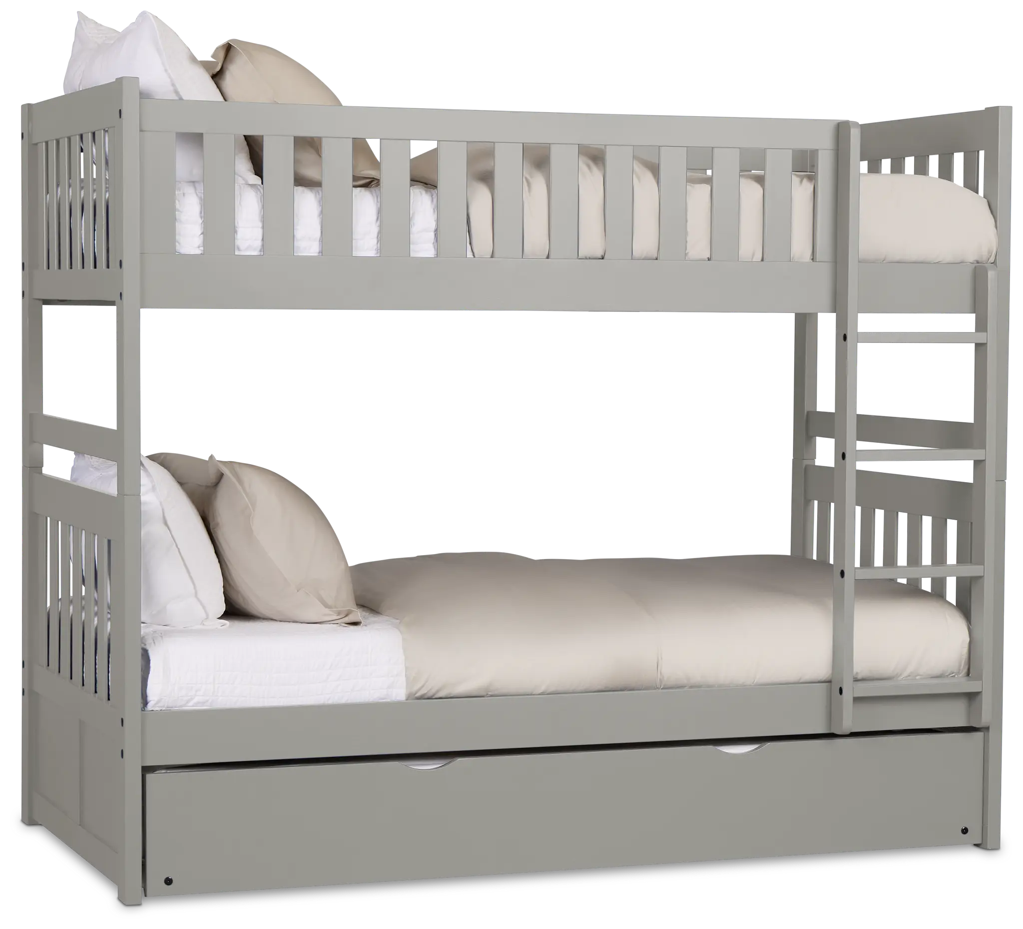 Charleston Gray Trundle Bunk Bed Charleston Gray Trundle Bunk Bed