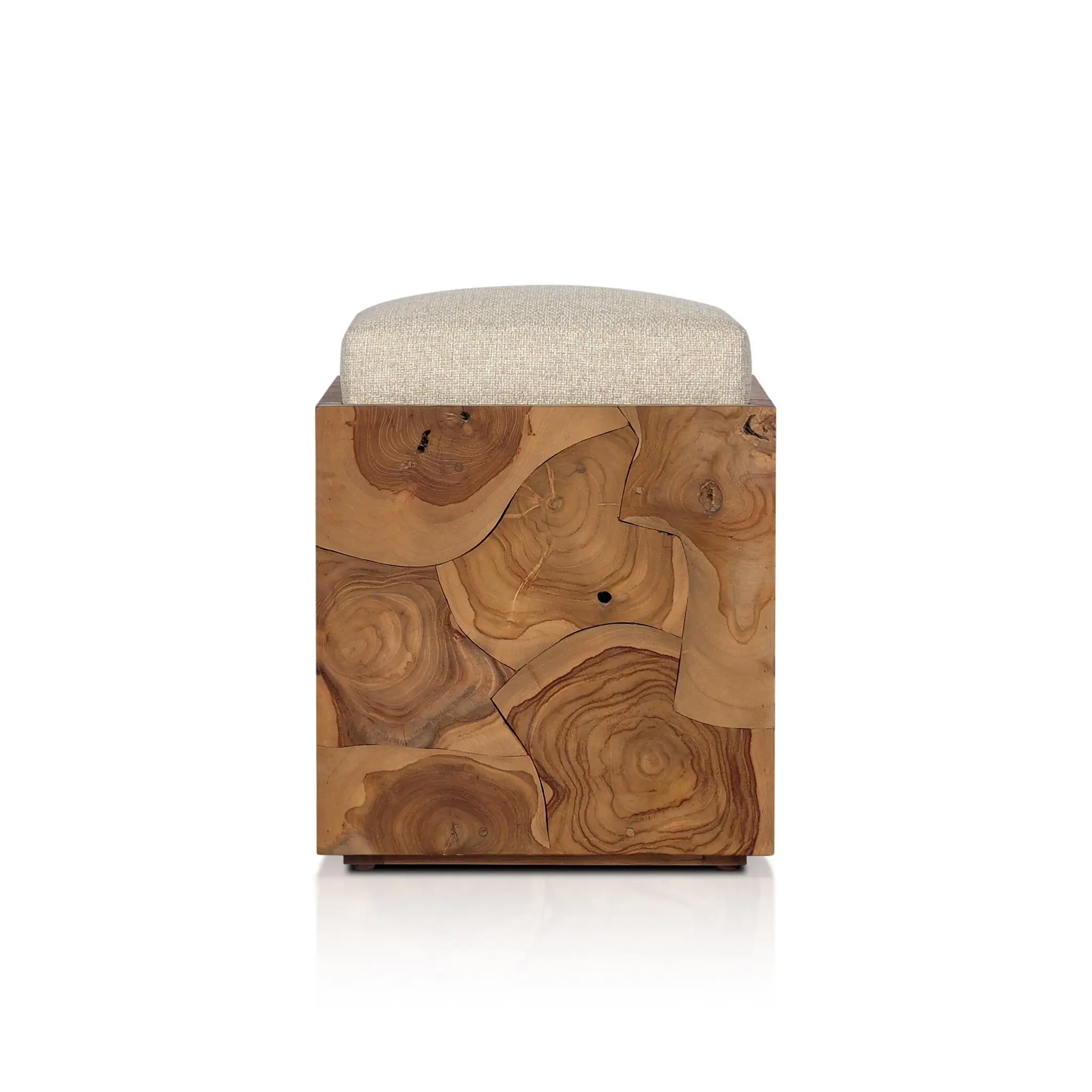 Four Hands Toman Mid Tone Uph Stool Four Hands Toman Mid Tone Uph Stool