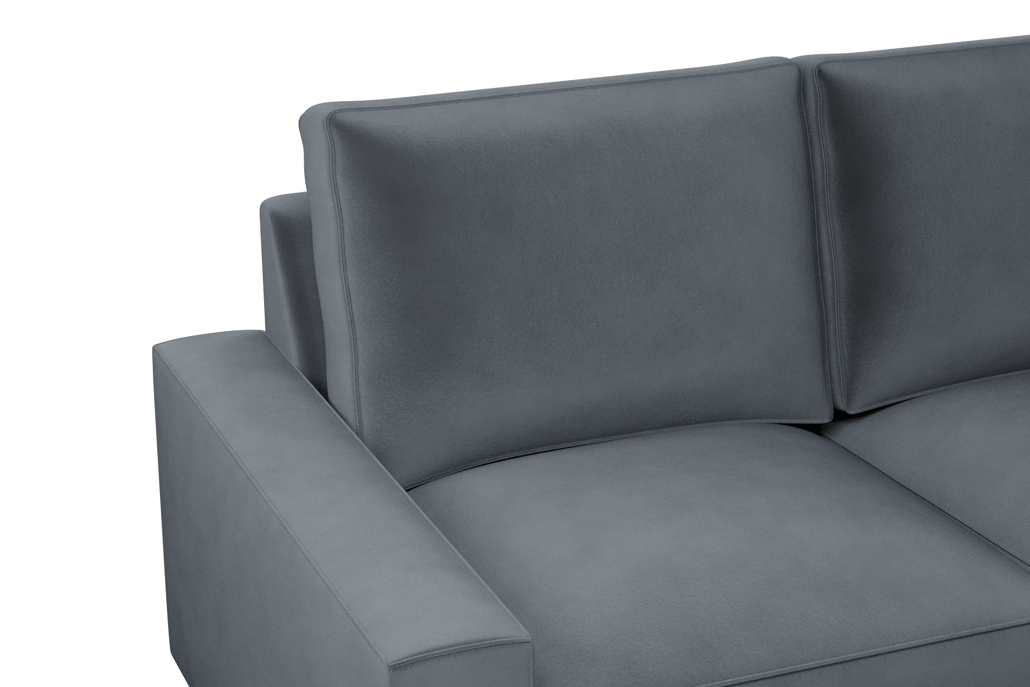 Edgewater Joya Gray Medium Right Chaise Sectional