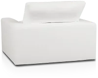 Nixon White Fabric Chair