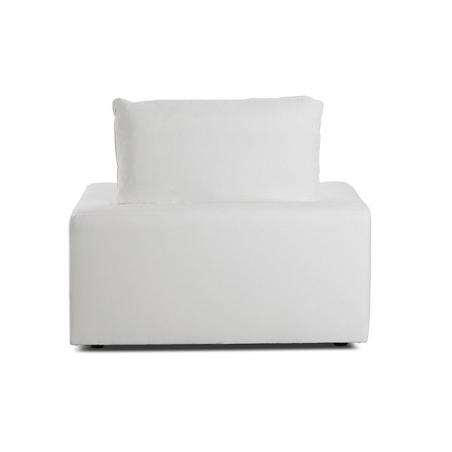 Nixon White Fabric Chair