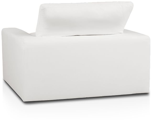 Nixon White Fabric Chair