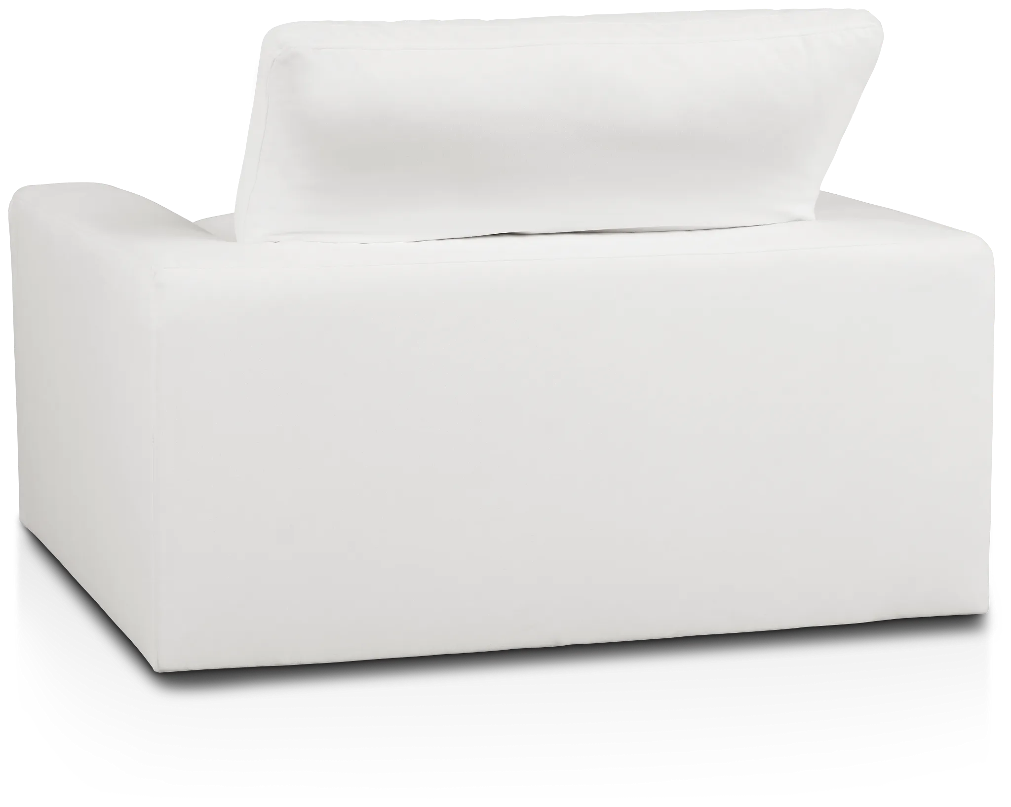Nixon White Fabric Chair
