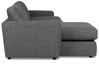 Brantley Dark Gray Fabric Left Chaise Sectional