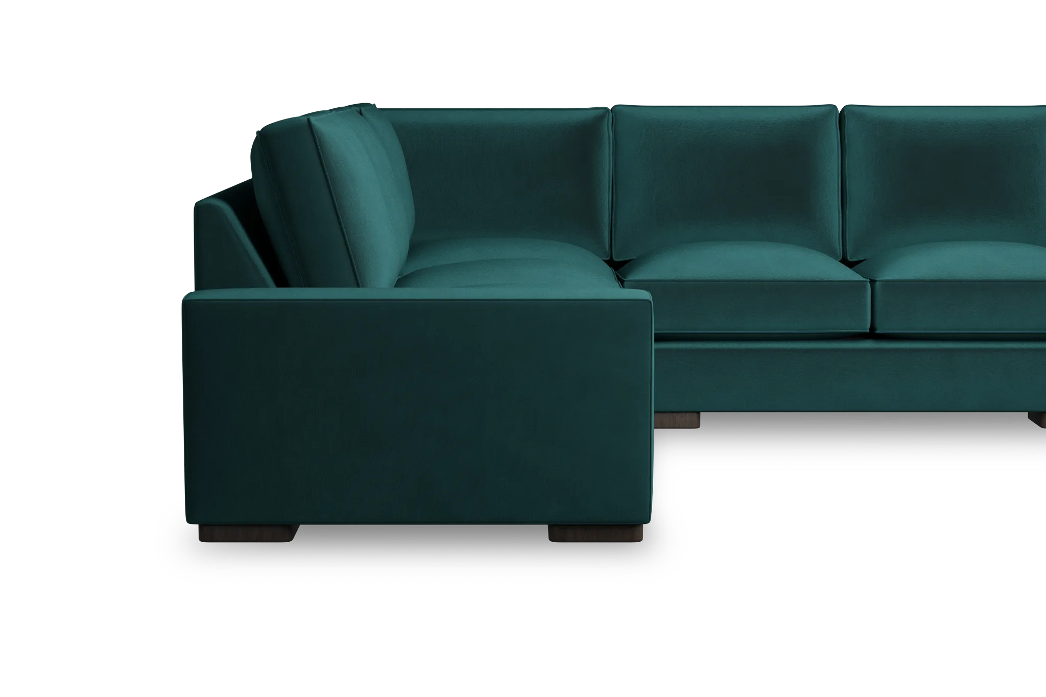 Edgewater Joya Teal Medium Right Chaise Sectional