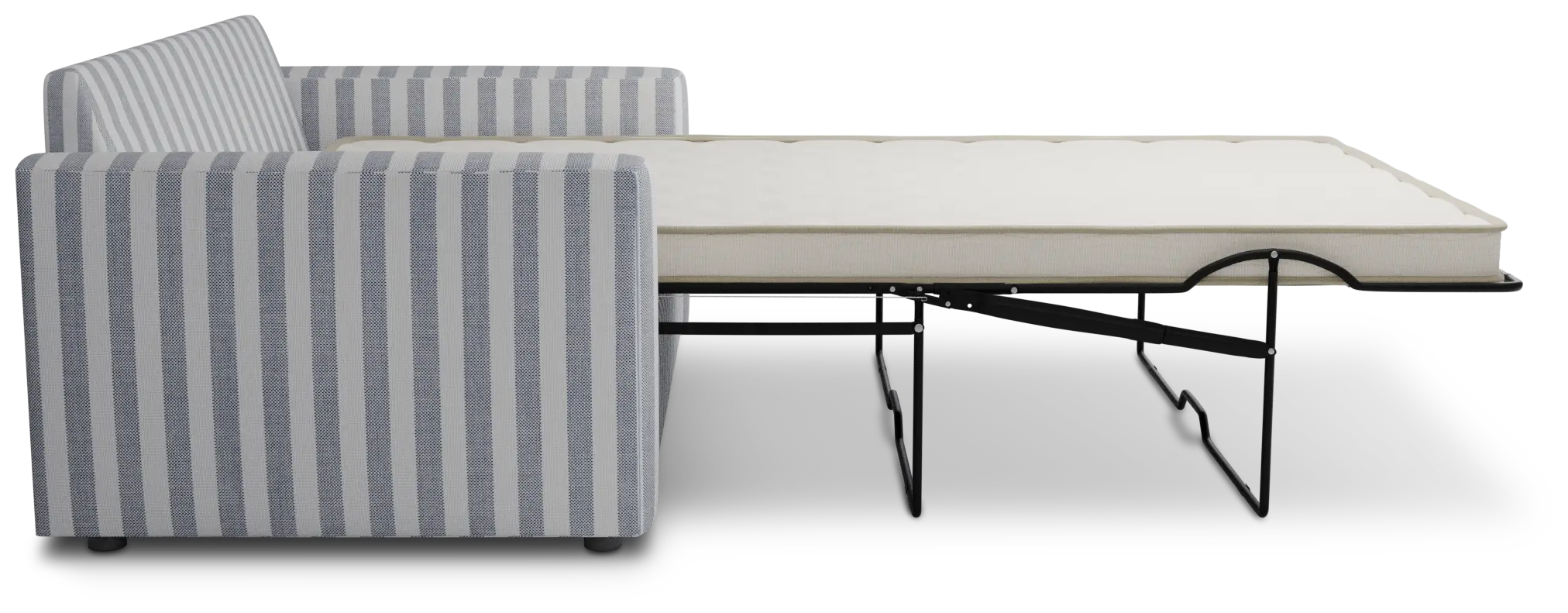 Siesta Sea Lane Dark Blue Fabric Innerspring Sleeper Siesta Sea Lane Dark Blue Fabric Innerspring Sleeper