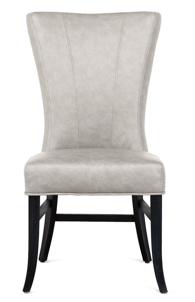 Lori Light Gray Micro Side Chair