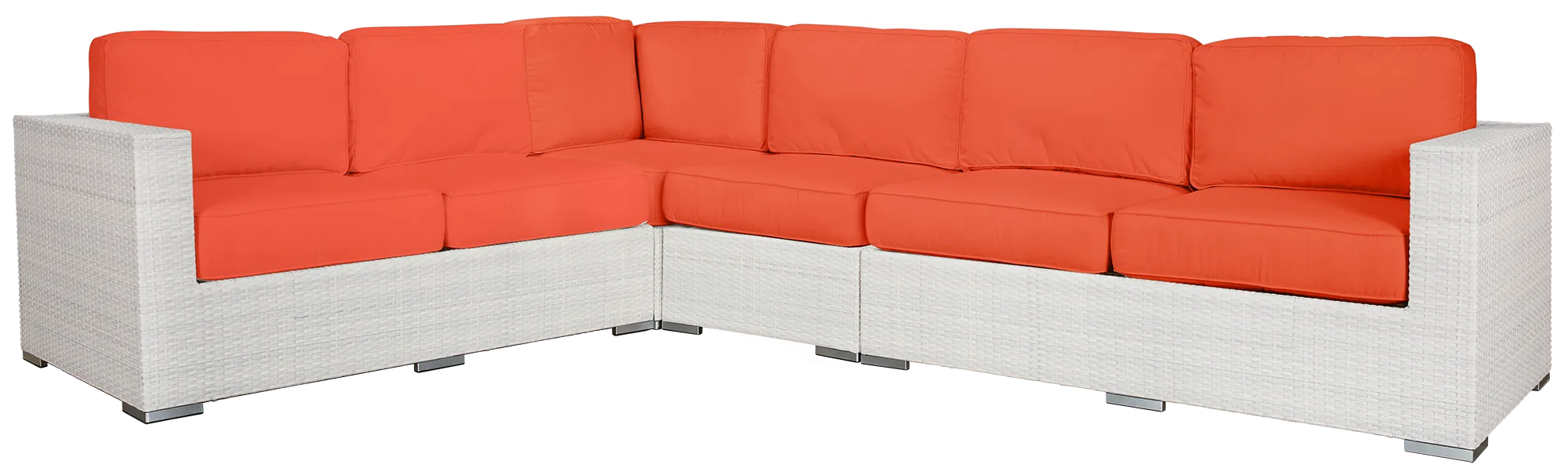 Biscayne Orange Large Two-arm Sectional Biscayne Orange Large Two-arm Sectional
