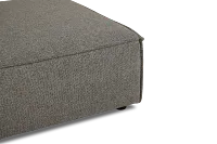 Tatum Gray Fabric Ottoman
