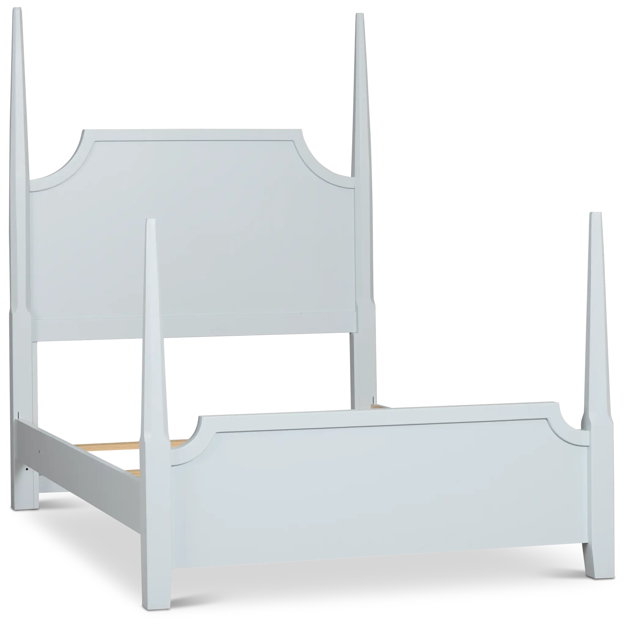 Carolina Light Blue Poster Bed Carolina Light Blue Poster Bed