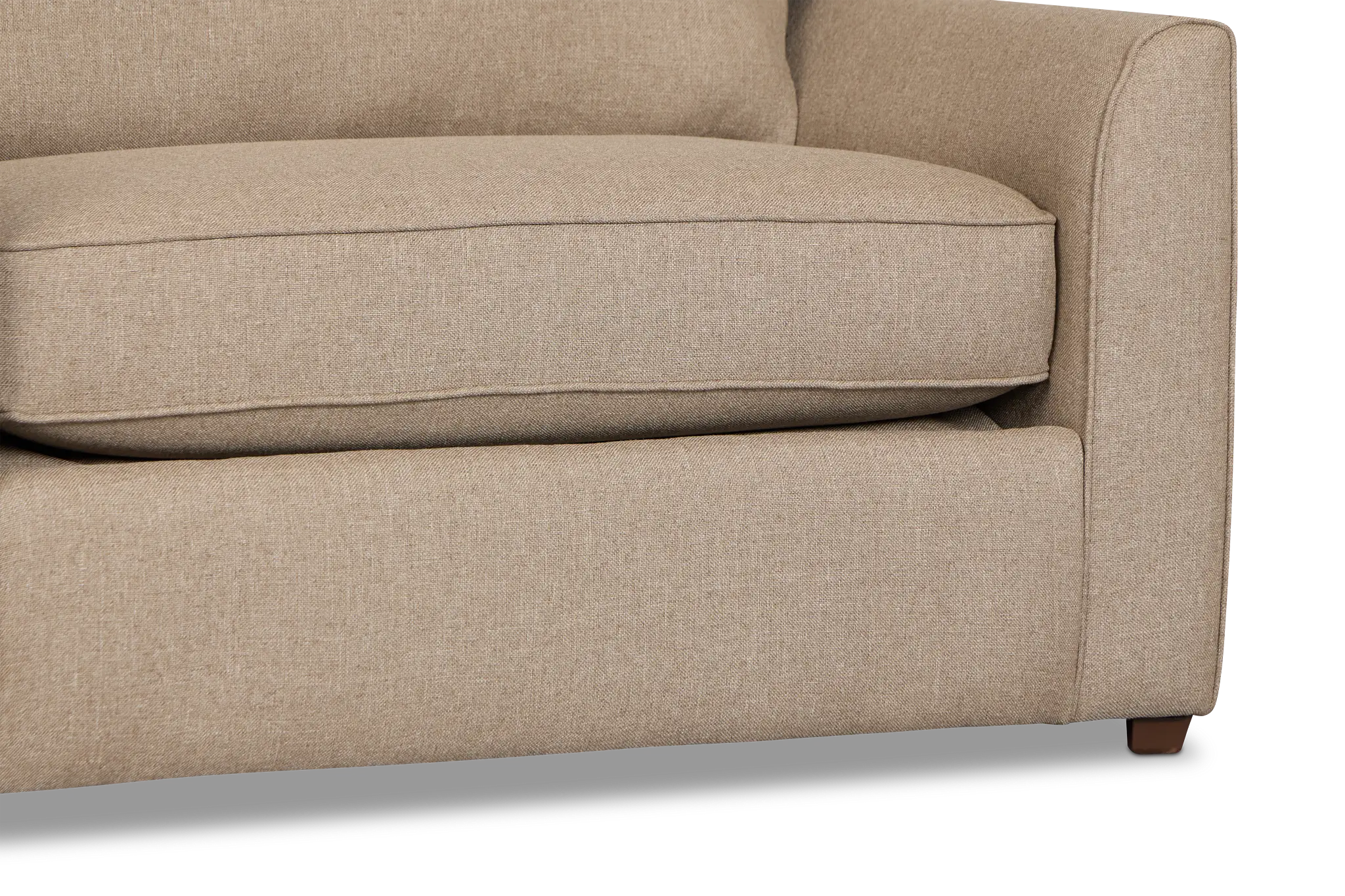 Tate Brown Fabric Memory Foam Sleeper Tate Brown Fabric Memory Foam Sleeper