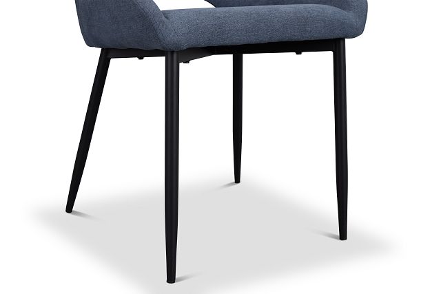 Brela Dark Blue Upholstered Side Chair