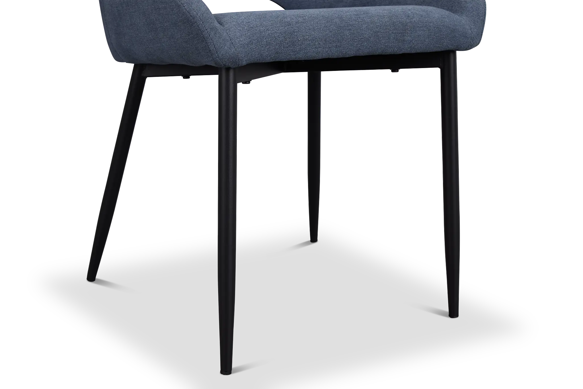 Brela Dark Blue Upholstered Side Chair Brela Dark Blue Upholstered Side Chair
