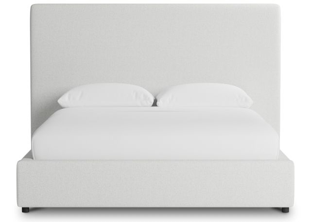 Grayton Elite Ivory 54" Upholstered Platform Bed