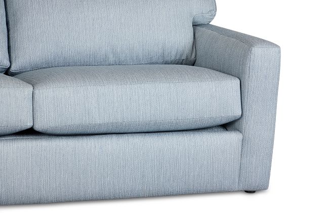 Rhodes Light Blue Fabric Cooling Memory Foam Sleeper