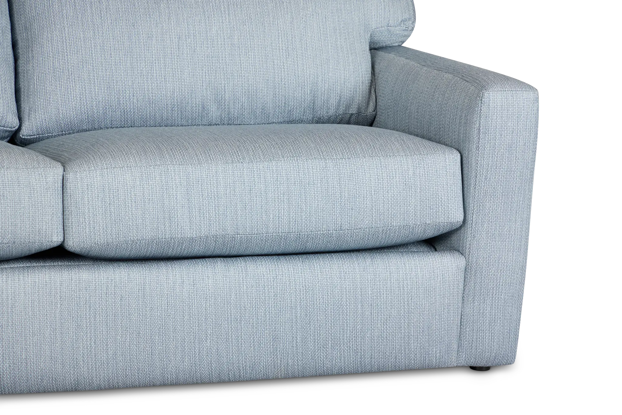 Rhodes Light Blue Fabric Cooling Memory Foam Sleeper Rhodes Light Blue Fabric Cooling Memory Foam Sleeper