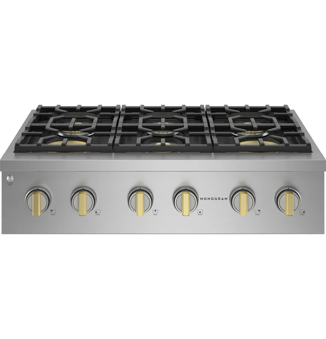 Monogram 366 Series Stainless Steel 36" Gas Cook Top