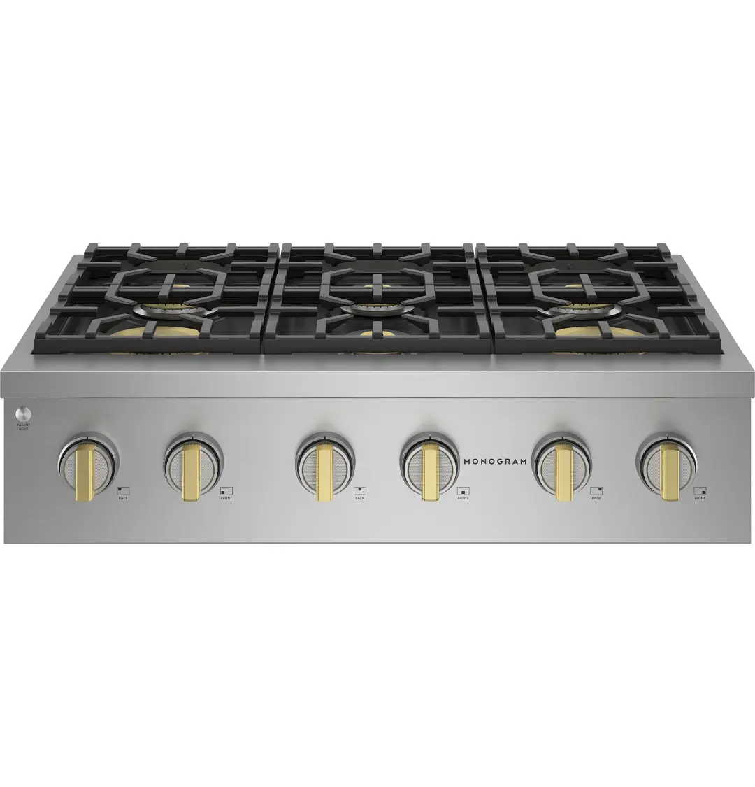 Monogram 366 Series Stainless Steel 36" Gas Cook Top Monogram 366 Series Stainless Steel 36" Gas Cook Top