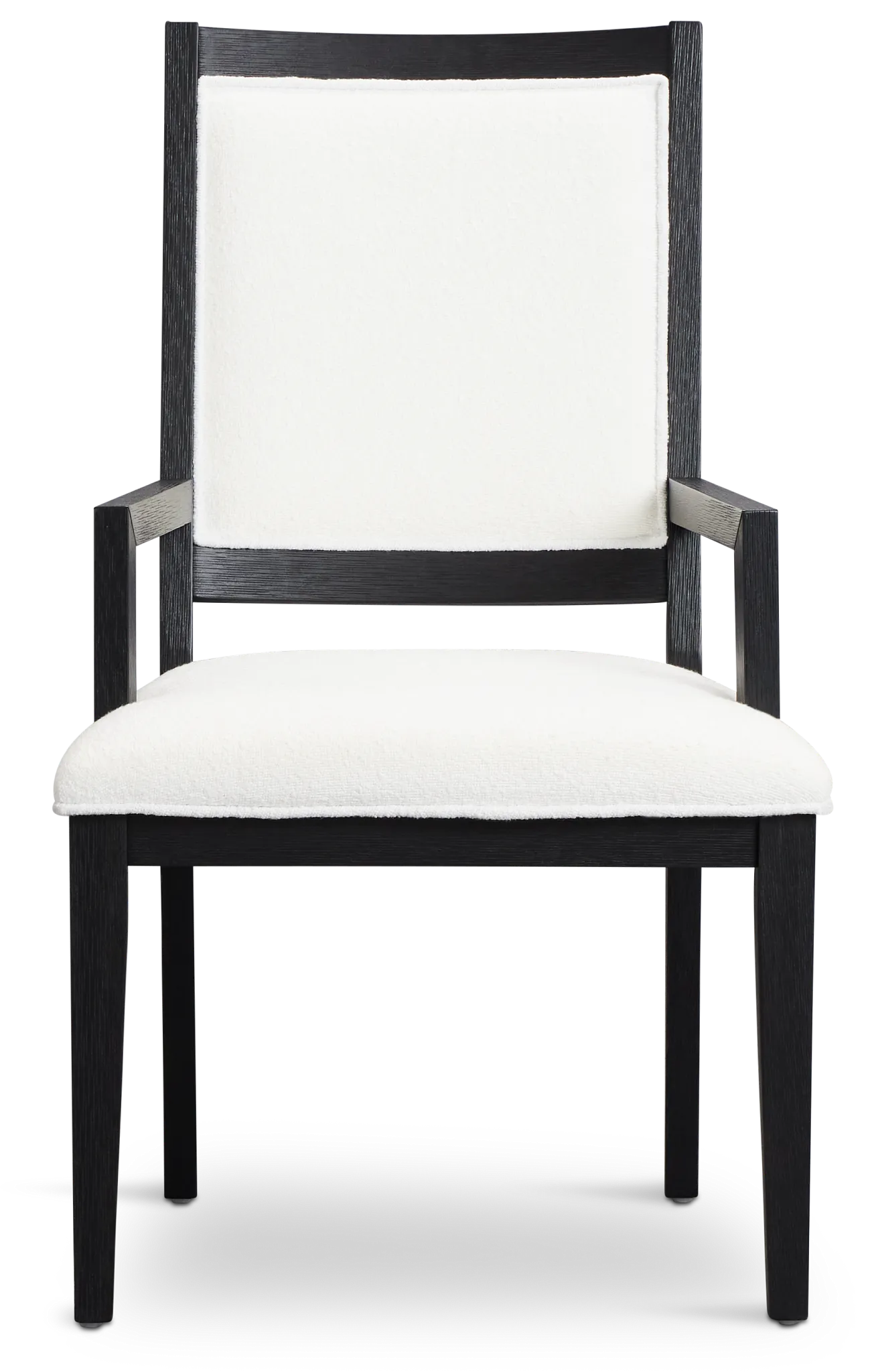 Alden Black Upholstered Arm Chair