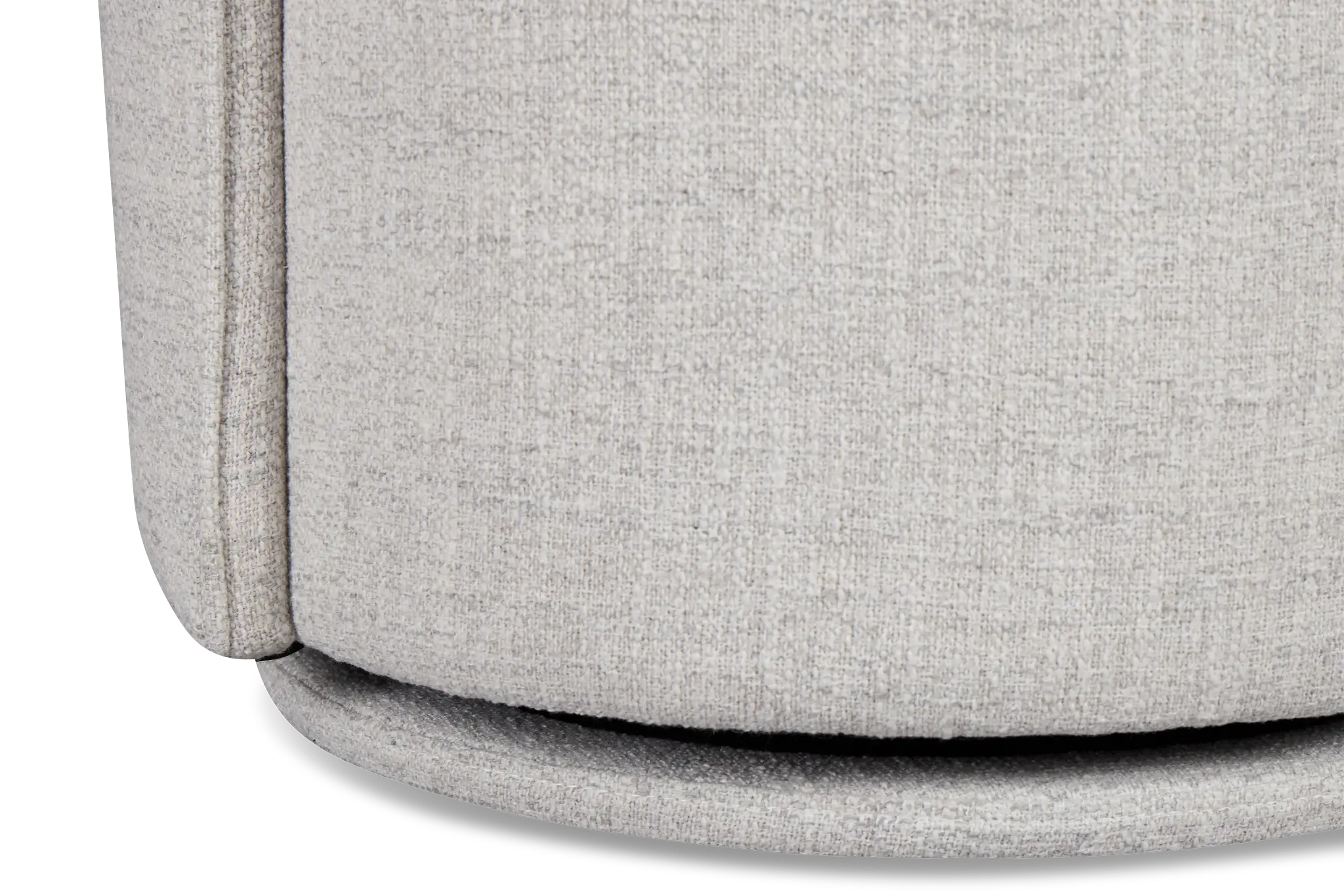 Claude Gray Round Upholstered Side Chair Claude Gray Round Upholstered Side Chair
