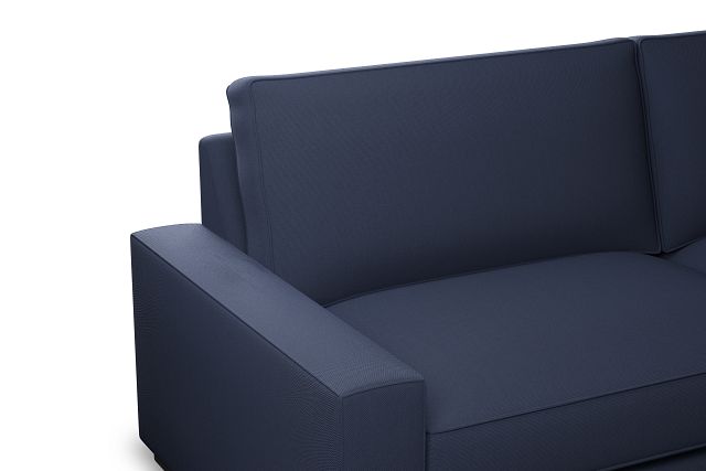 Edgewater Peyton Dark Blue 96" Sofa W/ 2 Cushions