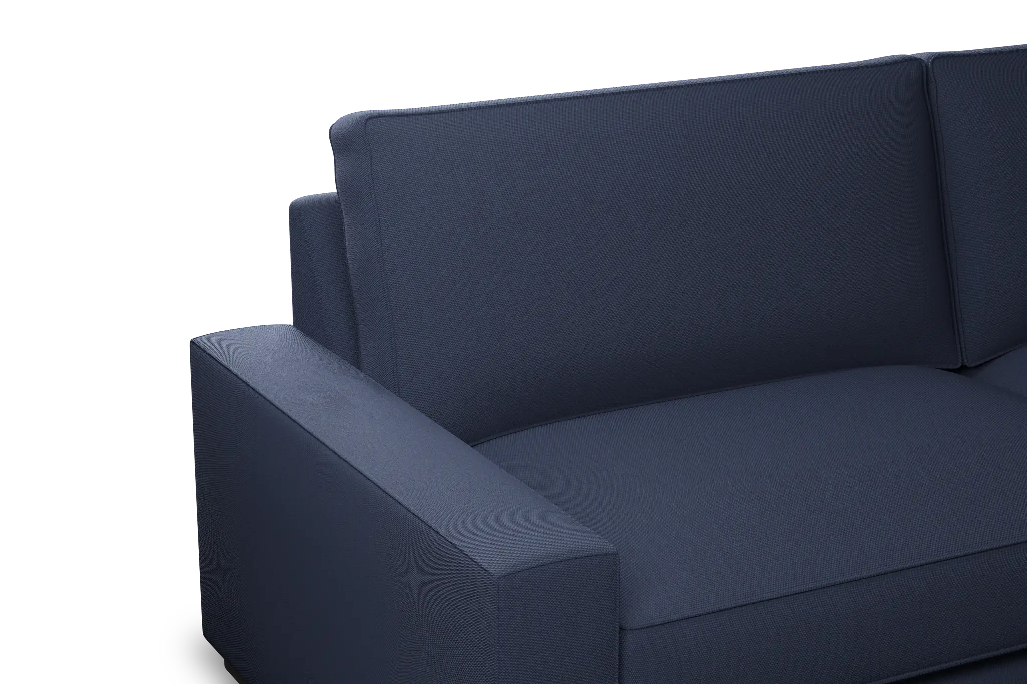 Edgewater Peyton Dark Blue 96" Sofa W/ 2 Cushions Edgewater Peyton Dark Blue 96" Sofa W/ 2 Cushions