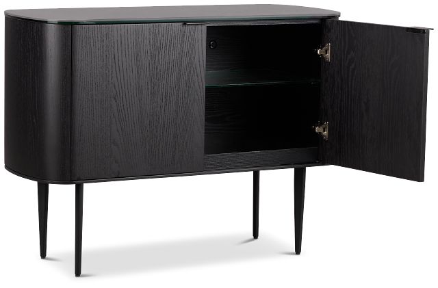 Kayden Black Two-door Cabinet