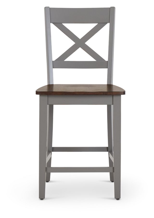 Sumter Gray 24" Wood Barstool