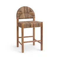 Sunset Mid Tone 24" Woven Barstool