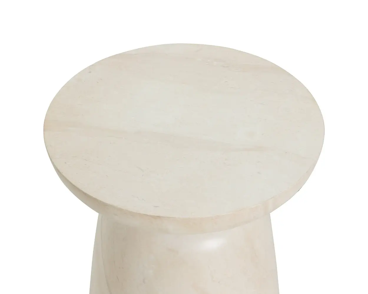 Nectar Ivory Round End Table Nectar Ivory Round End Table