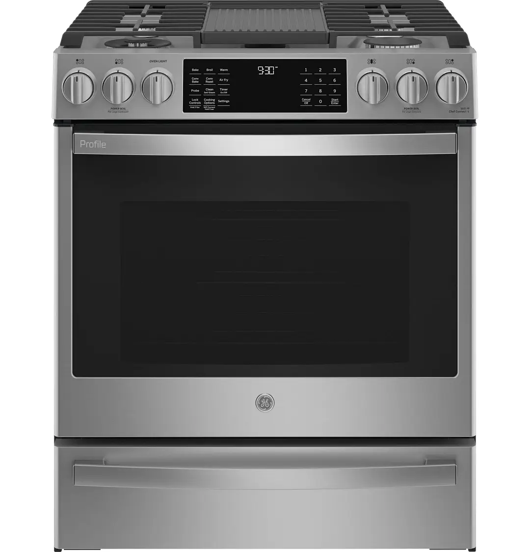 Ge Profile 930 Series Stainless Steel 30" Gas Range Ge Profile 930 Series Stainless Steel 30" Gas Range