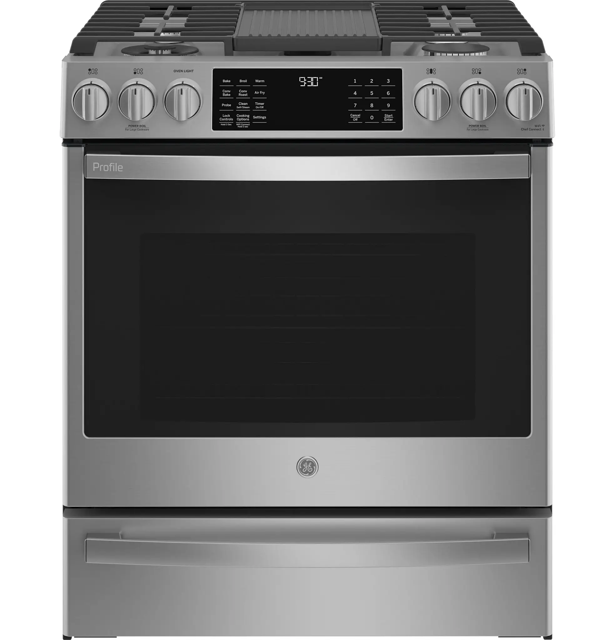 Ge Profile 930 Series Stainless Steel 30" Gas Range Ge Profile 930 Series Stainless Steel 30" Gas Range