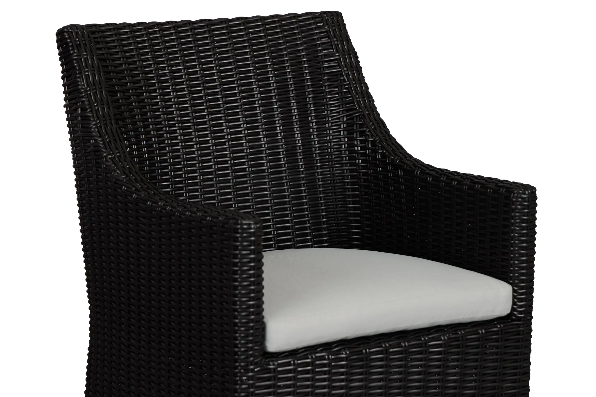 Montecito Black Cushioned Arm Chair Montecito Black Cushioned Arm Chair