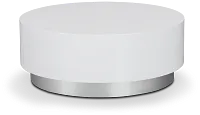 Camila White Round Coffee Table
