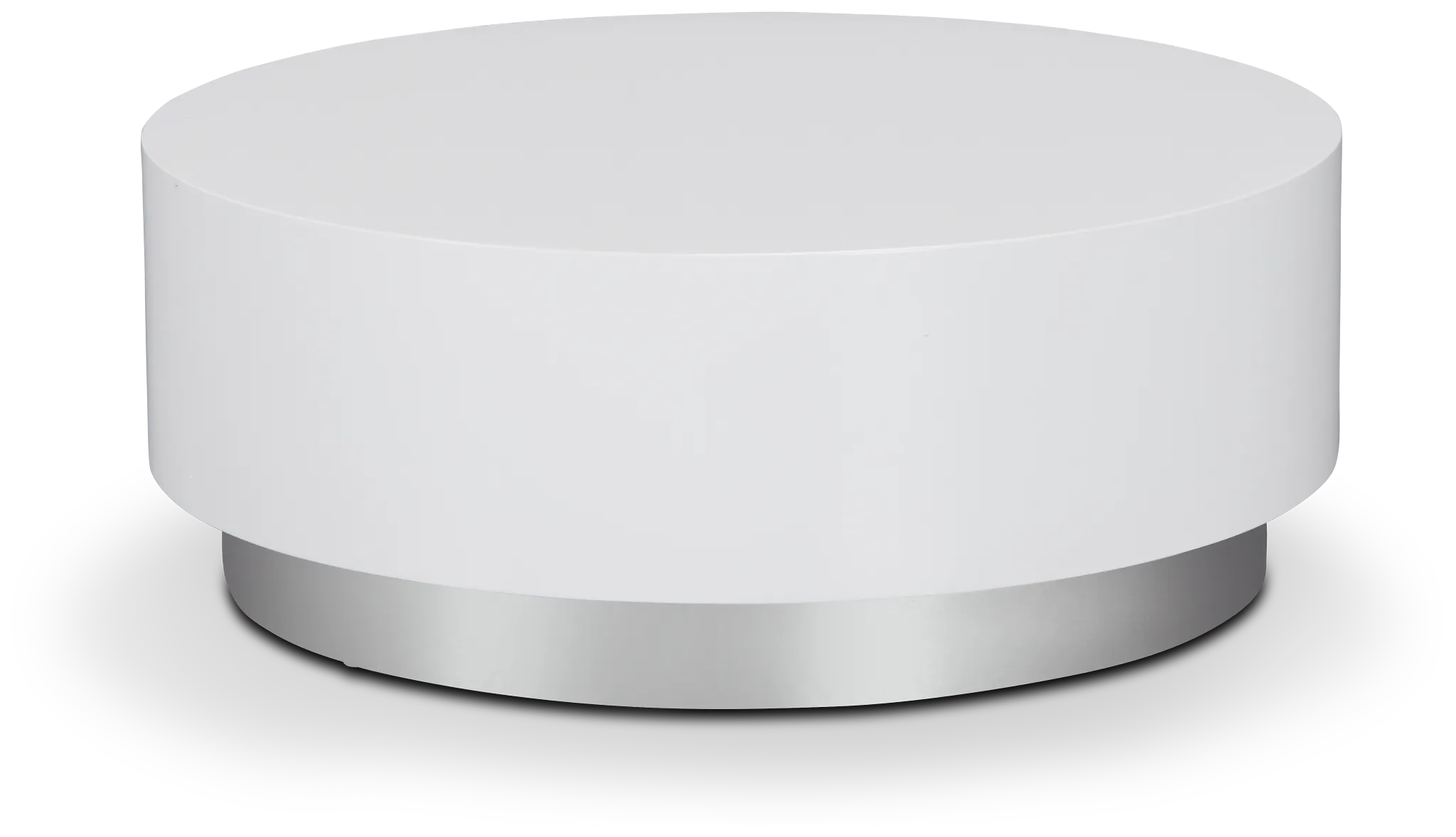 Camila White Round Coffee Table