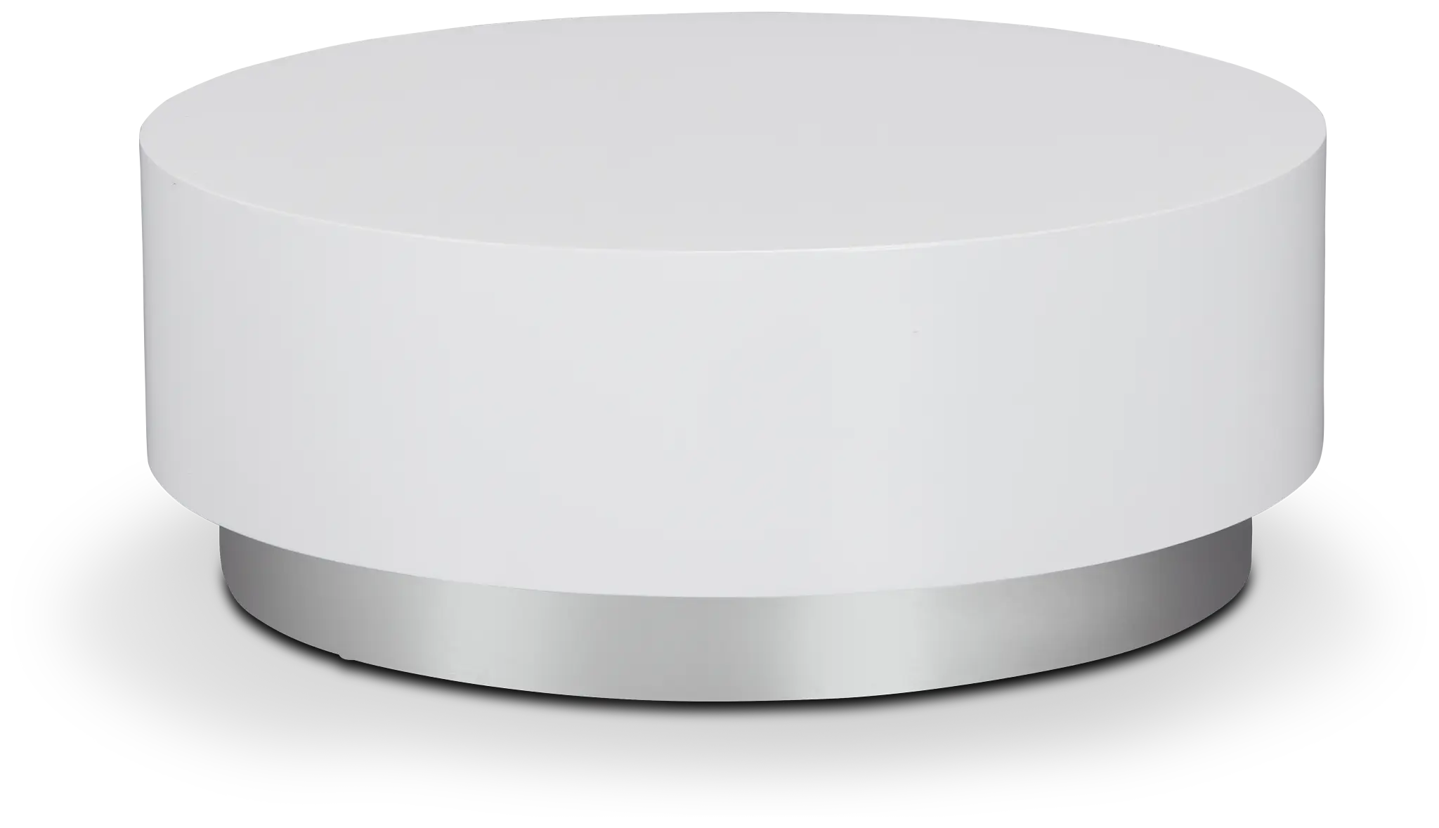 Camila White Round Coffee Table Camila White Round Coffee Table