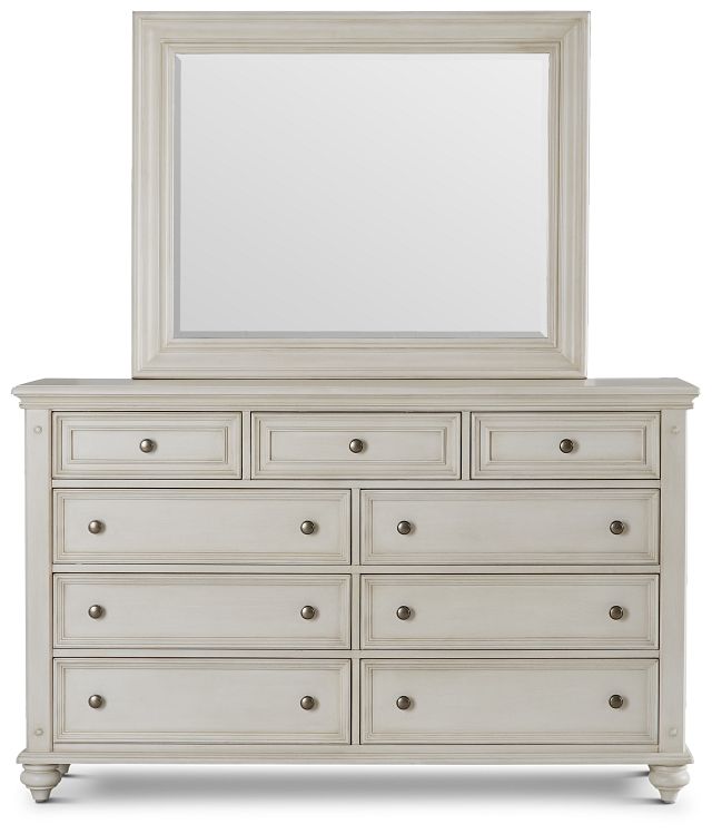 Savannah Ivory Dresser & Mirror (1)